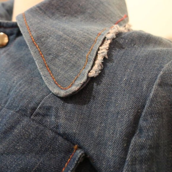 Distressed Denim Jacket - Picture 3 of 4